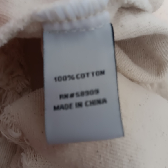 Distressed Cream Denim GB Jacket - Picture 8 of 9